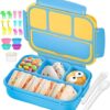 QQKO Bento Lunch Box for Kids Girls Boys, Toddler Kids Lunch Boxes for School, Lunch Containers for Adults with 4 Compartments, Sauce Container,... QQKO Bento Lunch Box for Kids Girls Boys, Toddler Kids Lunch Boxes for School, Lunch Containers for Adults with 4 Compartments, Sauce Container,...