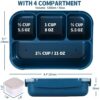 shell and turtle Bento Box Adult Lunch Box, Kids Lunch Containers for School with 4 Compartments, with Utensils, Sauce Jar, Muffin Liners,... shell and turtle Bento Box Adult Lunch Box, Kids Lunch Containers for School with 4 Compartments, with Utensils, Sauce Jar, Muffin Liners,...