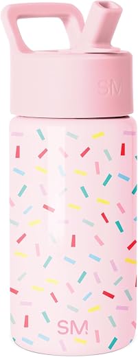 Simple Modern Kids Water Bottle with Straw Lid | 14oz Insulated Stainless Steel Kids Tumbler & Spill Proof Toddler Cup for School, Girls, Boys |... Simple Modern Kids Water Bottle with Straw Lid | 14oz Insulated Stainless Steel Kids Tumbler & Spill Proof Toddler Cup for School, Girls, Boys |...