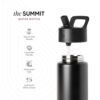 Simple Modern Kids Water Bottle with Straw Lid | 18oz Insulated Stainless Steel Kids Tumbler & Spill Proof Toddler Cup for School, Girls, Boys |...