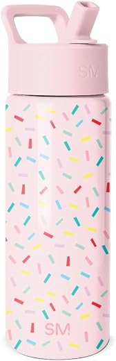 Simple Modern Kids Water Bottle with Straw Lid | 18oz Insulated Stainless Steel Kids Tumbler & Spill Proof Toddler Cup for School, Girls, Boys |... Simple Modern Kids Water Bottle with Straw Lid | 18oz Insulated Stainless Steel Kids Tumbler & Spill Proof Toddler Cup for School, Girls, Boys |...