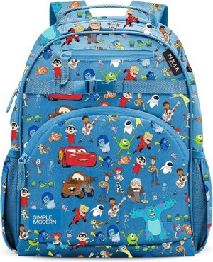 Simple Modern Medium Disney Pixar Toddler Backpack for School Girls and Boys | Kindergarten Elementary Kids Backpack | Fletcher Collection | Kids -... Simple Modern Medium Disney Pixar Toddler Backpack for School Girls and Boys | Kindergarten Elementary Kids Backpack | Fletcher Collection | Kids -...