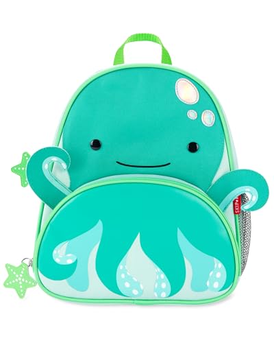 Skip Hop Little Kid's Backpack, 12 inches, 3 years+, Zoo Octopus Skip Hop Little Kid's Backpack, 12 inches, 3 years+, Zoo Octopus