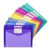 Sooez 10 Pack File Folders, Clear Poly Envelopes Plastic Folders, Folder for Documents Letter A4 Size with Label Pocket, Teacher School Office... Sooez 10 Pack File Folders, Clear Poly Envelopes Plastic Folders, Folder for Documents Letter A4 Size with Label Pocket, Teacher School Office...