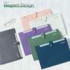 Sooez Elegant Accordion File Organizer, 8 Pocket Expanding File Folders with Labels, Portable Folder for Documents, Cute Paper Organizer for School... Sooez Elegant Accordion File Organizer, 8 Pocket Expanding File Folders with Labels, Portable Folder for Documents, Cute Paper Organizer for School...