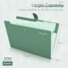 Sooez Elegant Accordion File Organizer, 8 Pocket Expanding File Folders with Labels, Portable Folder for Documents, Cute Paper Organizer for School... Sooez Elegant Accordion File Organizer, 8 Pocket Expanding File Folders with Labels, Portable Folder for Documents, Cute Paper Organizer for School...