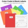 Sooez Plastic Folders with Pockets and Prongs, 6 Pack Pocket Folders with Prongs, Heavy Duty 3 Prong 2-Pocket Folders for Document, Colored File...
