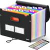 Sooez Upgraded Accordion File Organizer, Expanding File Folder with Deeper 12 Pockets - Never Cover Up Index Tabs, Monthly Bill Paper Receipt... Sooez Upgraded Accordion File Organizer, Expanding File Folder with Deeper 12 Pockets - Never Cover Up Index Tabs, Monthly Bill Paper Receipt...
