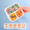 TOUWMX Bento Box For Kids, 4 Pack 3 Compartments Meal Prep Containers Reusable Lunch Containers, Food Storage Containers With Lids, Stackable Snack... TOUWMX Bento Box For Kids, 4 Pack 3 Compartments Meal Prep Containers Reusable Lunch Containers, Food Storage Containers With Lids, Stackable Snack...
