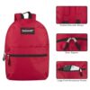 Trail maker 24 Pack- Classic 17 Inch Backpacks in Bulk Wholesale Back Packs for Boys and Girls (Assorted 12 Colors Pack)